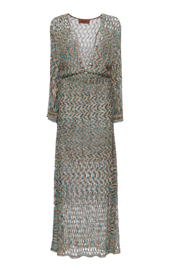 Missoni V-neck Long Dress