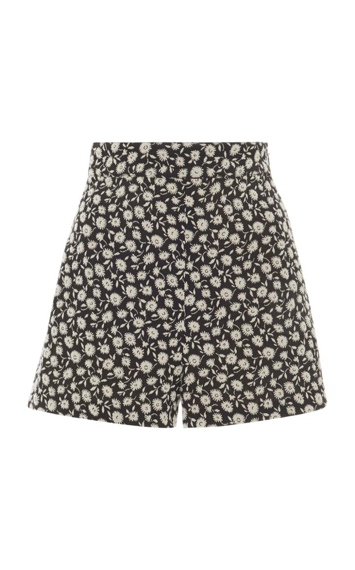 Anna Sui Stripe Denim Twill Skirt