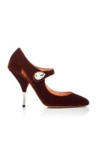 Rochas Velvet Mary Jane Pump