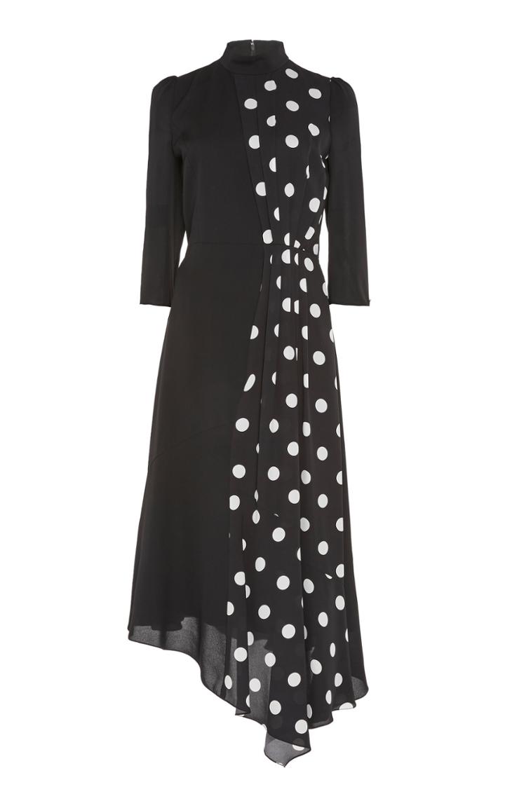 Andrew Gn Asymmetrical Midi Dress
