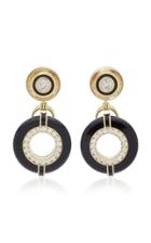 Andrew Glassford Donut Series Iii Diamond And Black Onyx Earrings