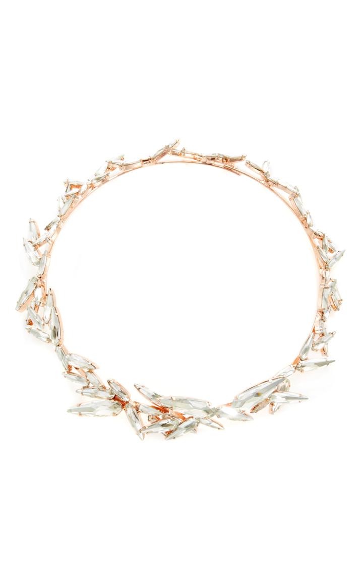 Ryan Storer Swarovski Crystal Neck-ring With Thorn Crystal Embellishment