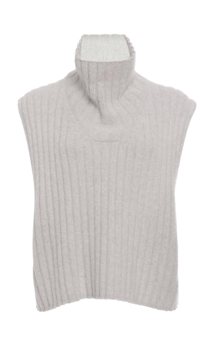 Soyer Bella Cashmere Sleeveless Turtleneck