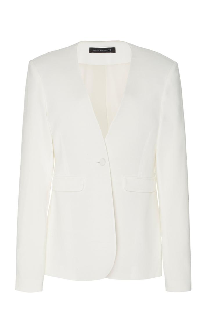 Moda Operandi Sally Lapointe Plunging V-neck Blazer Size: 0