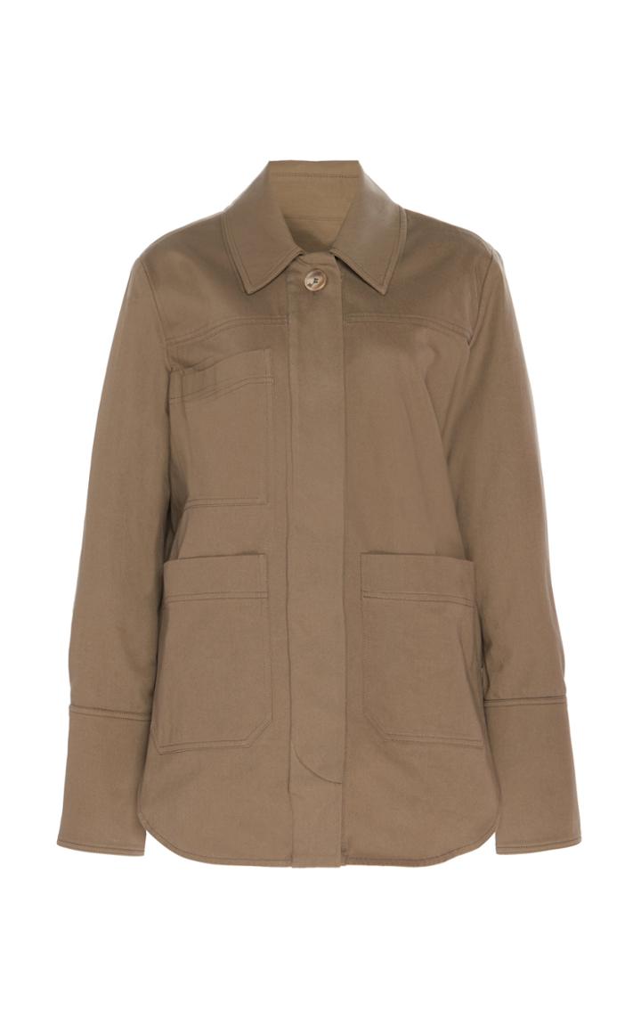 Moda Operandi Lee Mathews Lm Cotton-drill Shirt Jacket Size: 0