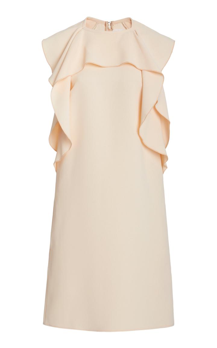 Victoria Victoria Beckham Ruffled Crepe Midi Dress