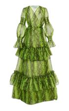 Off-white C/o Virgil Abloh Printed Long Chemisier Dress