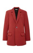 Co Cotton Blend Slim Blazer