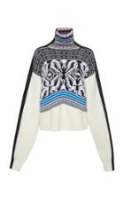 Sportmax Fair Isle Wool-blend Turtleneck Sweater