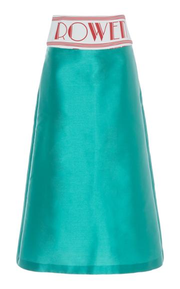 Rowen Rose A-line Duchess Satin Skirt