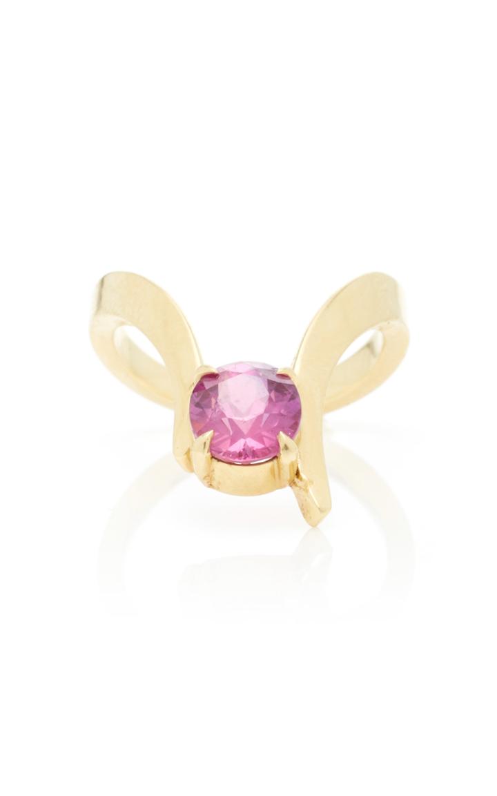 Ark Blooming Lotus 18k Gold Ruby Ring