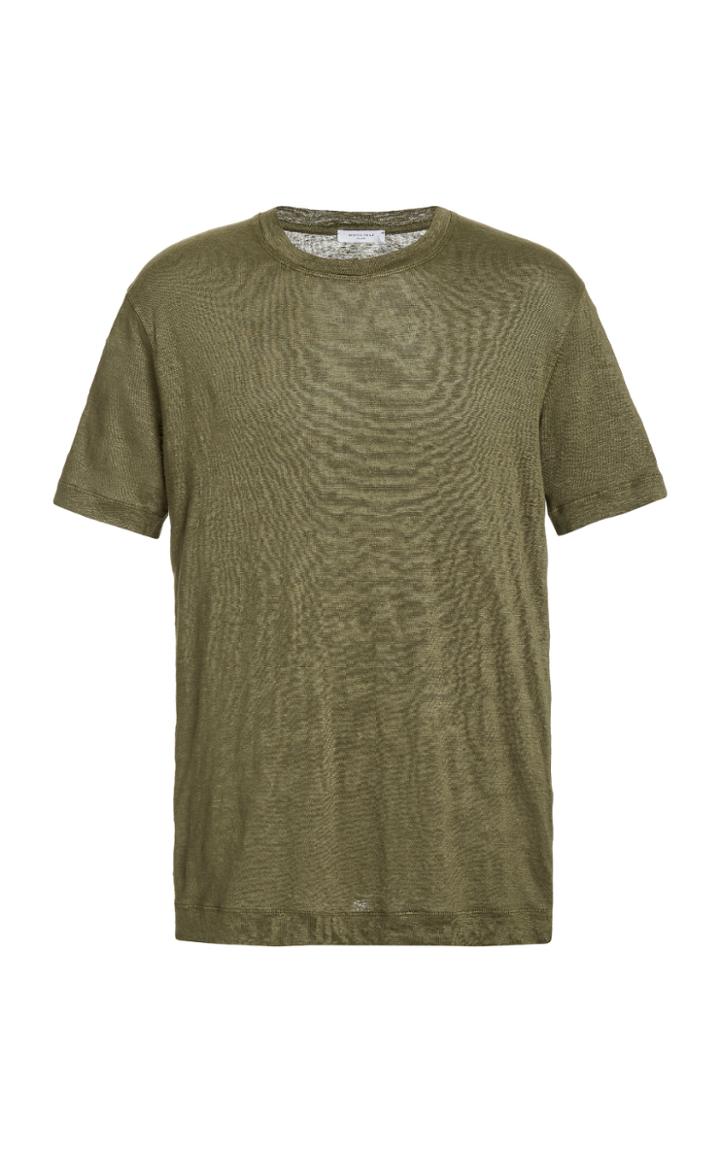 Boglioli Linen Crewneck T-shirt