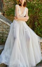 Costarellos Bridal Ethereal V-neck Gown