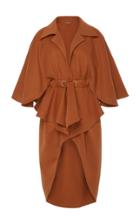 Johanna Ortiz Eternal Changes Belted Cape Overcoat