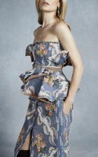 Brock Collection Tori Floral Corded Jacquard Top