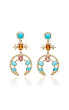 Marlo Laz Squash Blossom Earrings