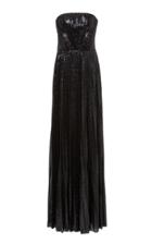 Ralph Lauren Jazzmine Strapless Sequined-tulle Gown Size: 2
