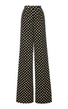 Moda Operandi Marc Jacobs Polka-dot Cotton-velvet Flared Pants Size: 0
