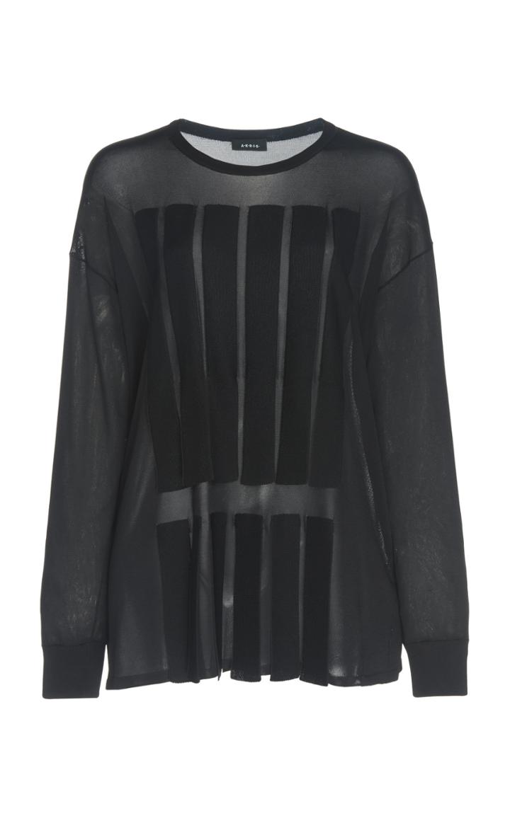 Moda Operandi Akris Fringe-embellished Knit Pullover Size: 2