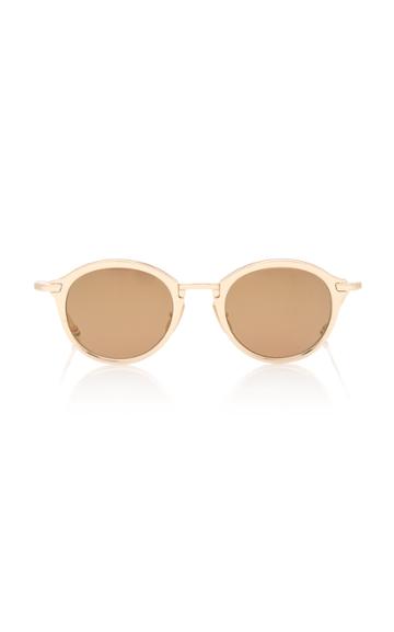 Thom Browne Sun Metallic Round Sunglasses