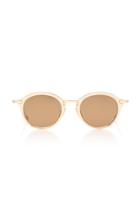 Thom Browne Sun Metallic Round Sunglasses