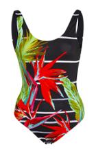 Onia Kelly Printed One-piece Swimsuit