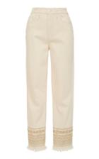 Tory Burch Lana Embroidered Jean