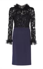 Jenny Packham Solene Lace-tulle Overlay Dress