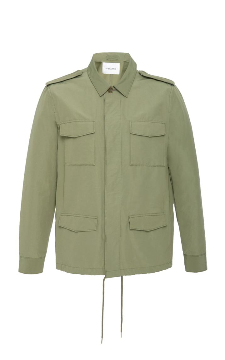 Frame Denim Military Patch Pocket Jacket