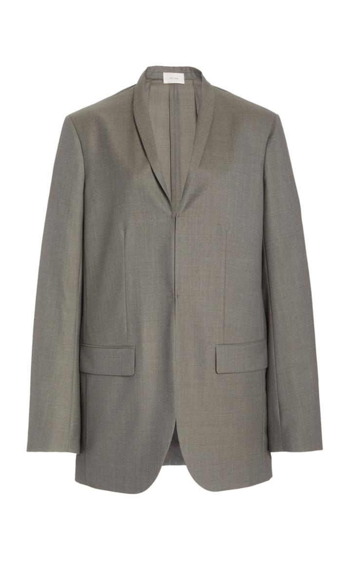 Moda Operandi The Row Dusty Worsted Wool Gabardine Blazer