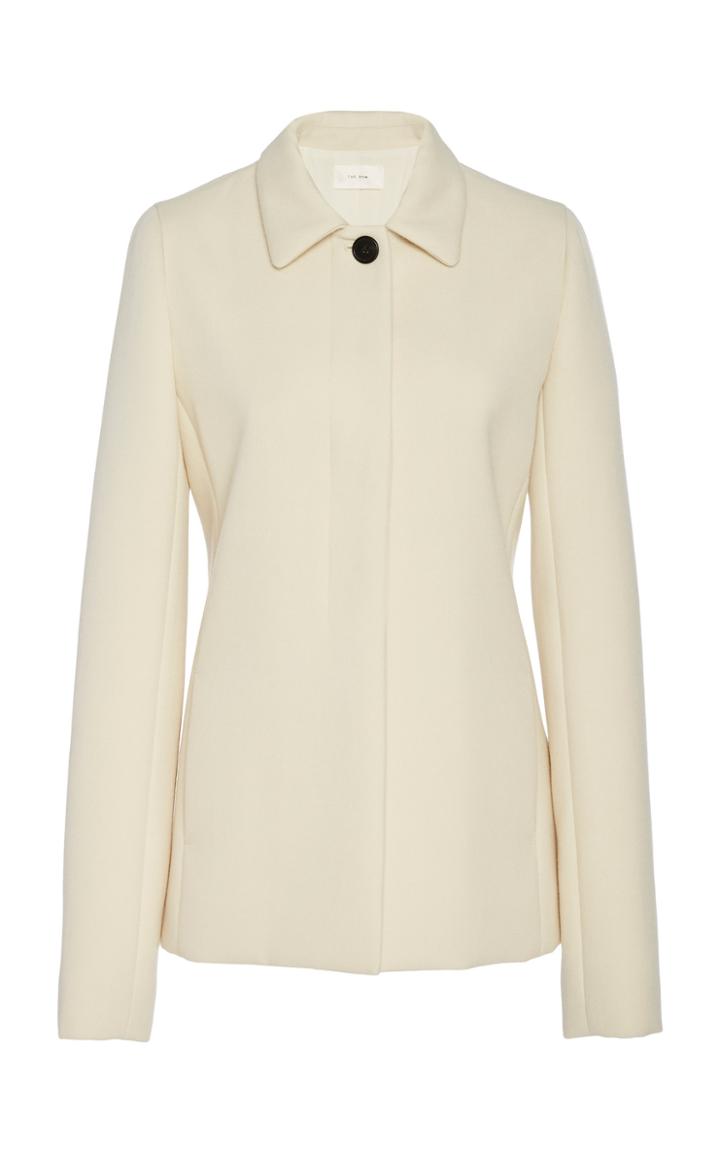 Moda Operandi The Row Gemma Pointed Collar Wool Jacket Size: 4