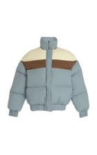 Rejina Pyo Otis Striped-yoke Cropped Puffer Jacket
