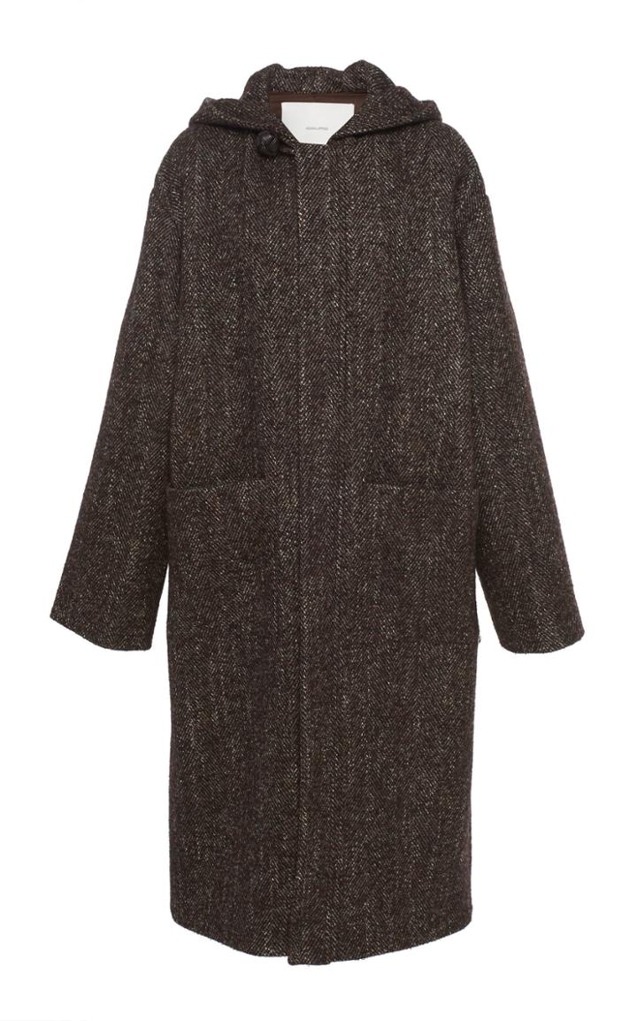 Adam Lippes Oversized Hooded Alpaca Coat