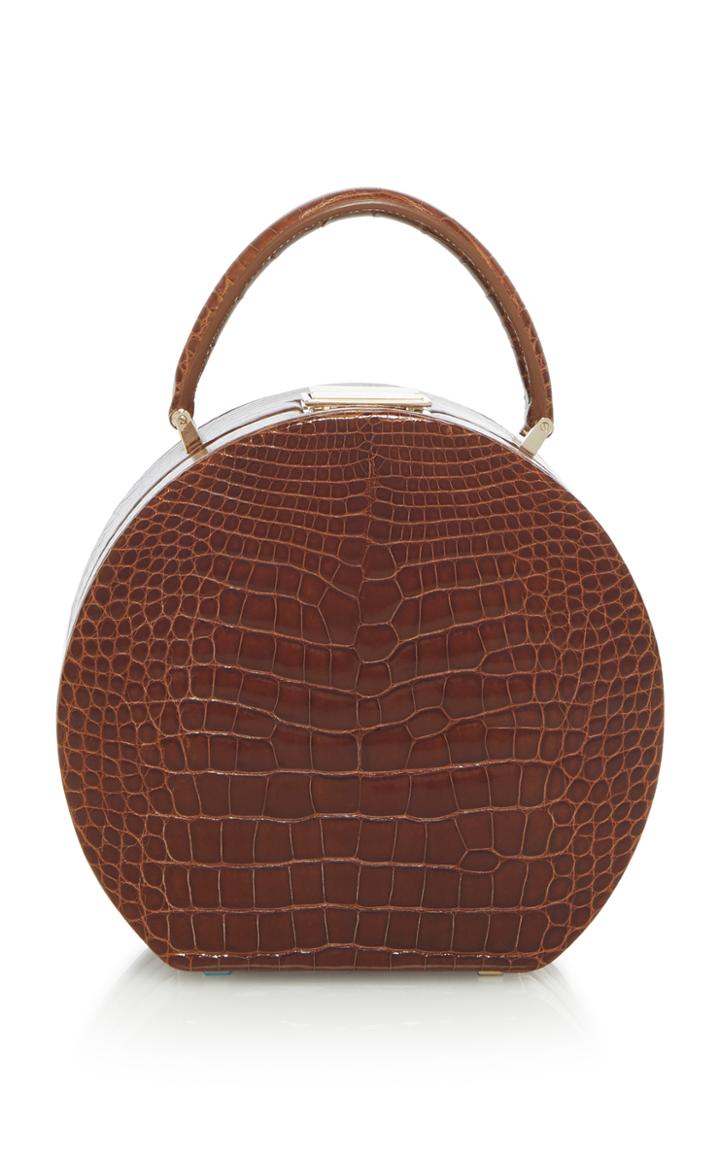 Buwood Bumi 18cm Brown Alligator Tote