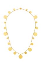 Marie-hlne De Taillac Dangling Irregular Sequins Necklace