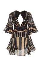 Acler Archer Linen Stripe Mini Dress