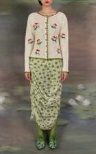 Moda Operandi Yuhan Wang Wool Intarsia-knit Cardigan