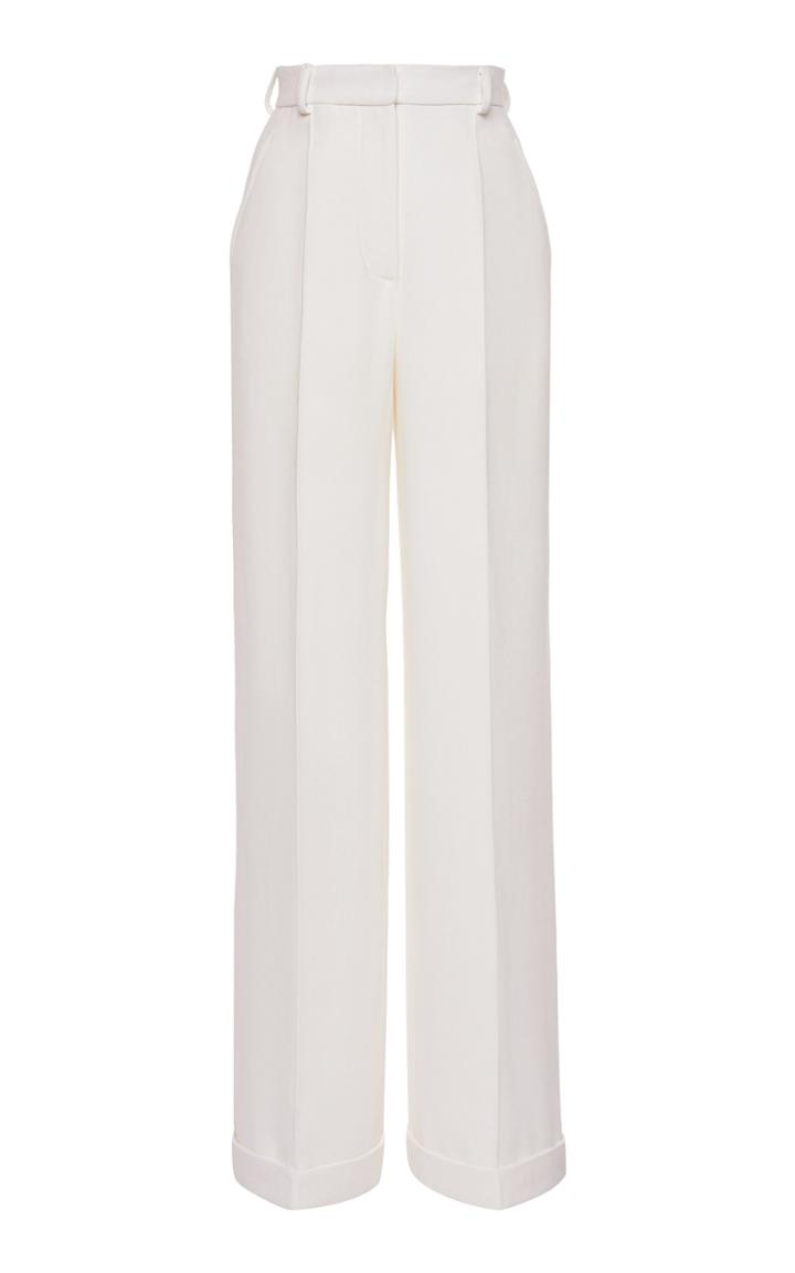 Moda Operandi Philosophy Di Lorenzo Serafini Wool-blend High-rise Wide-leg Trousers