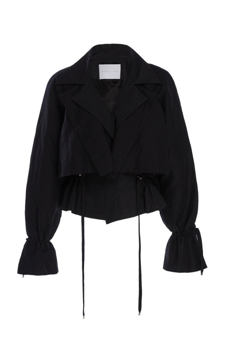 Noon By Noor Leamington Layered Cotton-blend Jacket