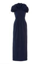 Moda Operandi Mara Hoffman Clareta Ruffled Cotton-blend Strapless Gown Size: 00