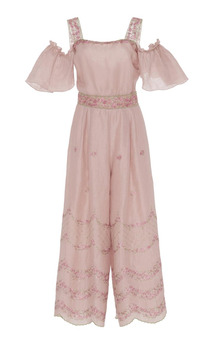 Luisa Beccaria Cold Shoulder Jumpsuit