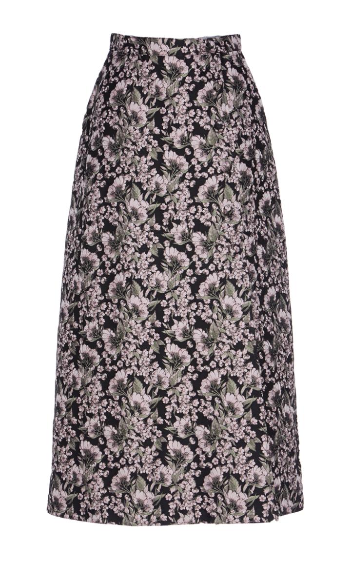 Giuseppe Di Morabito Floral Jacquard Midi Skirt