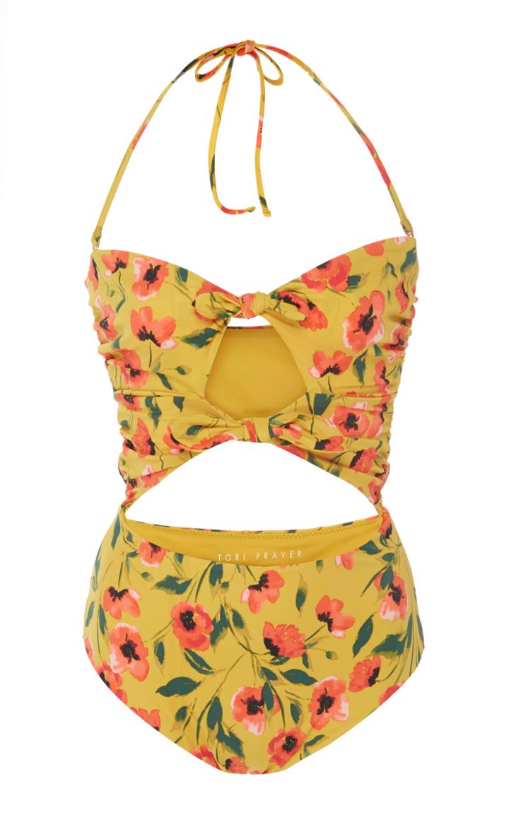 Tori Praver Roux Halter One Piece