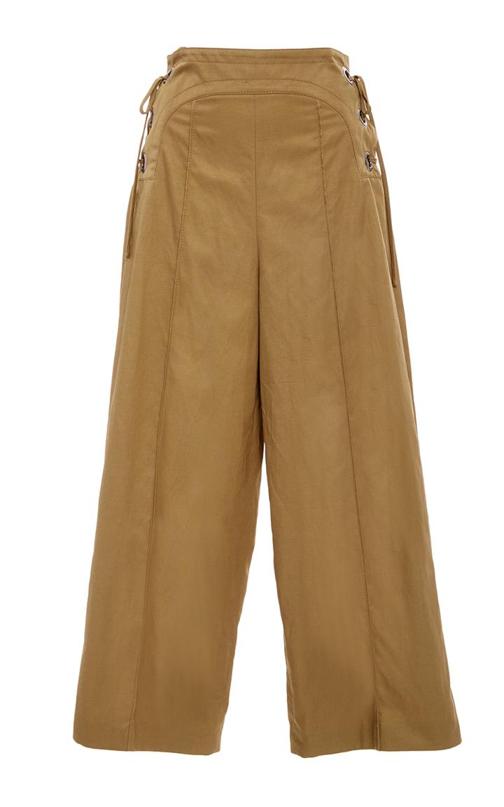 Marissa Webb Laura Cropped Lace Up Pants