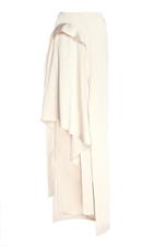 Mugler Crepe Satin Maxi Skirt
