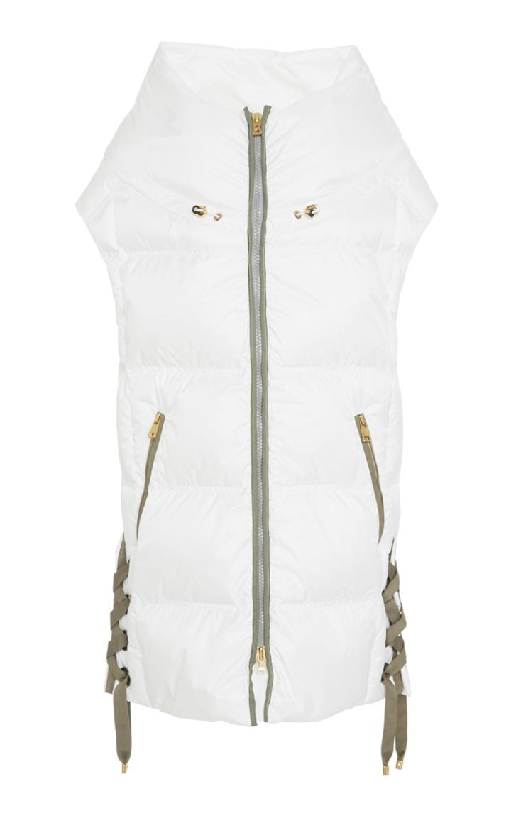 Bogner X White Cube Dorea Lace-up Quilted Shell Hooded Vest