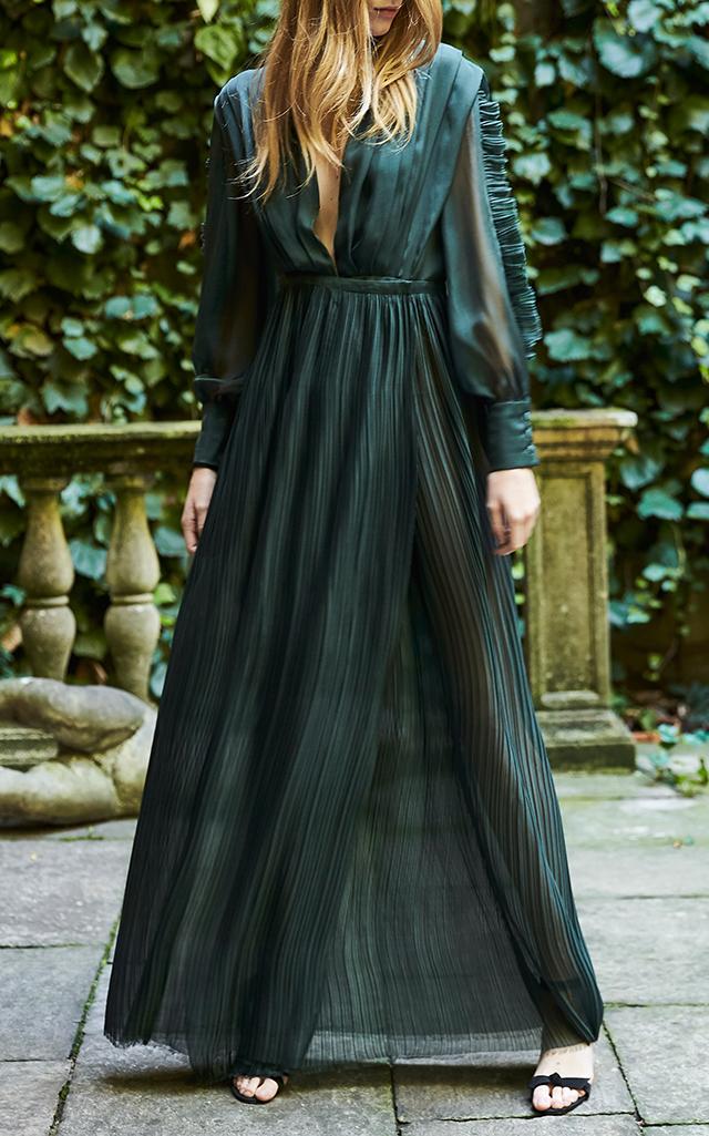 Raquel Diniz Lisa Bishop Sleeve Dress