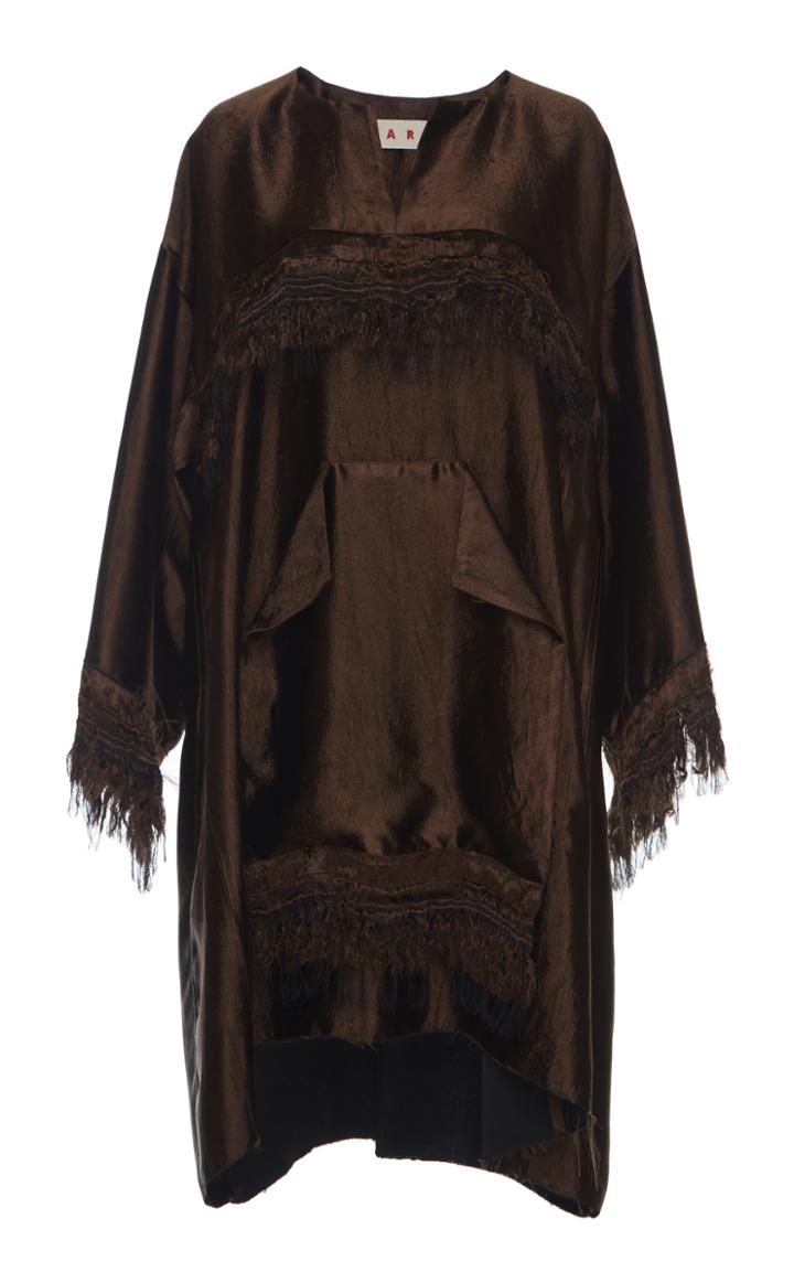 Marni V Neck Poncho