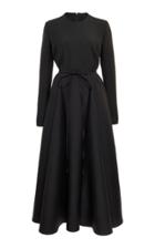 Moda Operandi Valentino Belted Wool-silk Dress
