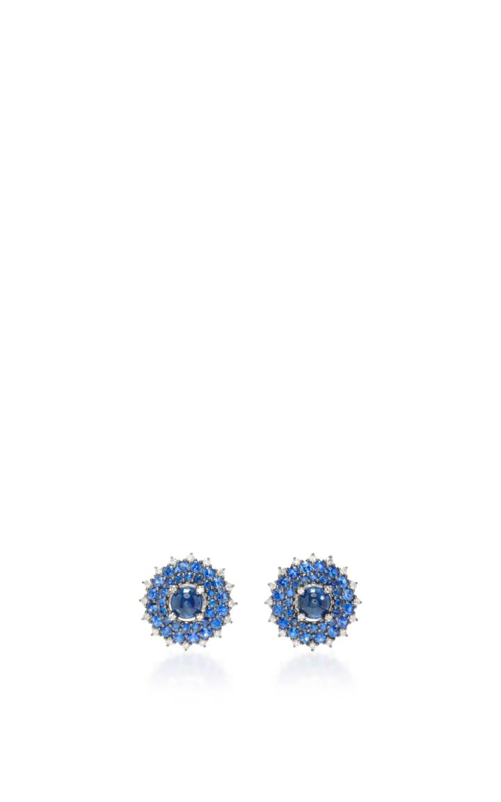 Nam Cho Blue Sapphire Studs